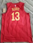 Maillot de Basket #13 Rubio Garland Cavaliers 22-23 Rouge ave sponor logo Imprimé